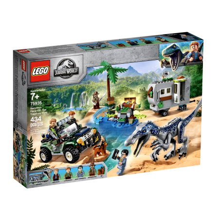 LEGO Jurassic World 75935 Starcie z barionyksem: poszukiwanie skarbów